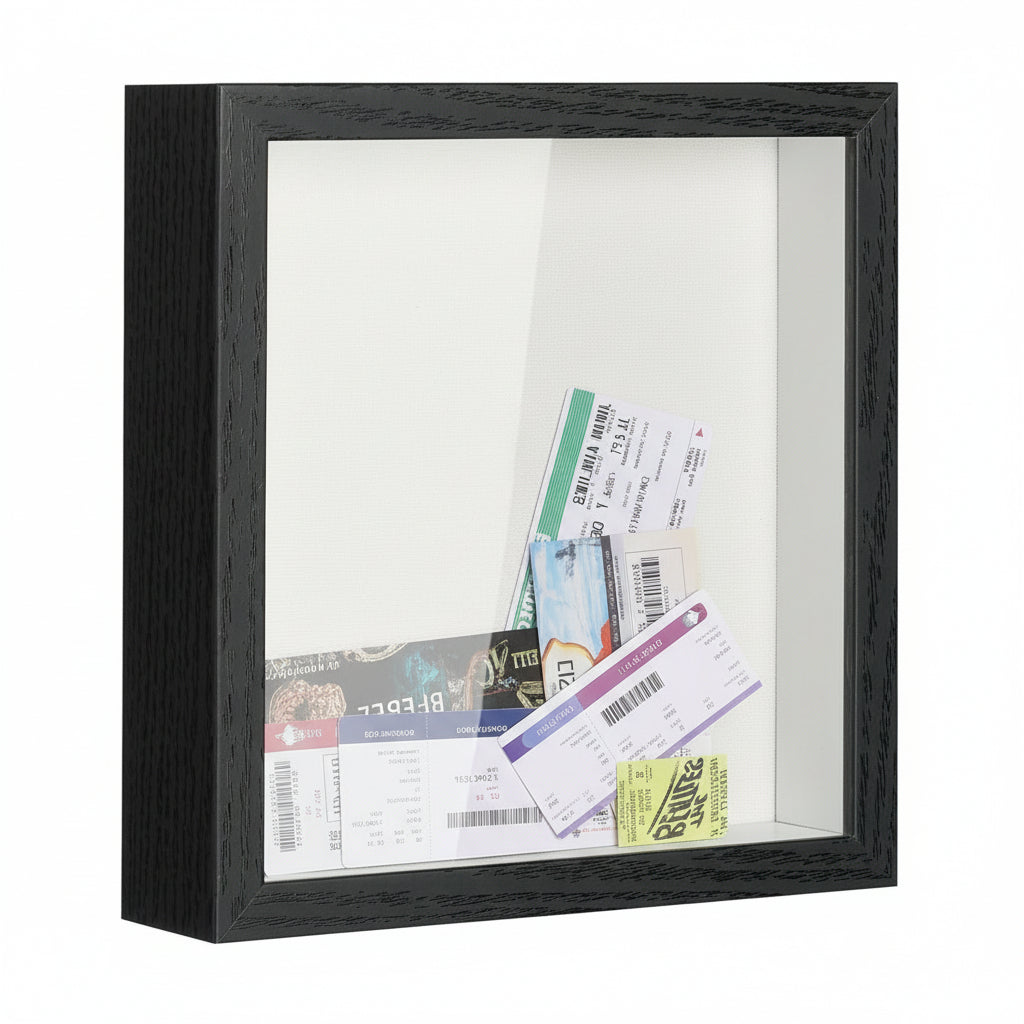 MUXIUNT 12x12 Travel Adventure Shadow Box with Slot