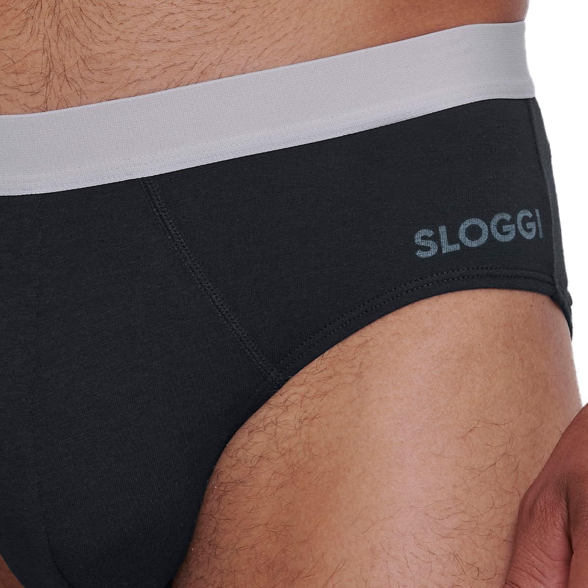 Sloggi Men's Ultra-Soft Brief Underwear Breathable Seamless Comfort
