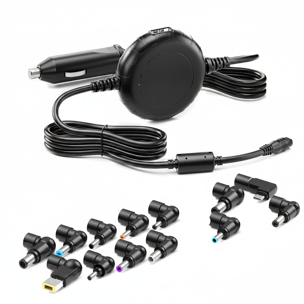 Powseed PS-U100WDC-16T-US 100W Universal Laptop Car Charger USB-C Black