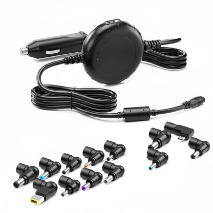 Powseed PS-U100WDC-16T-US 100W Universal Laptop Car Charger USB-C Black