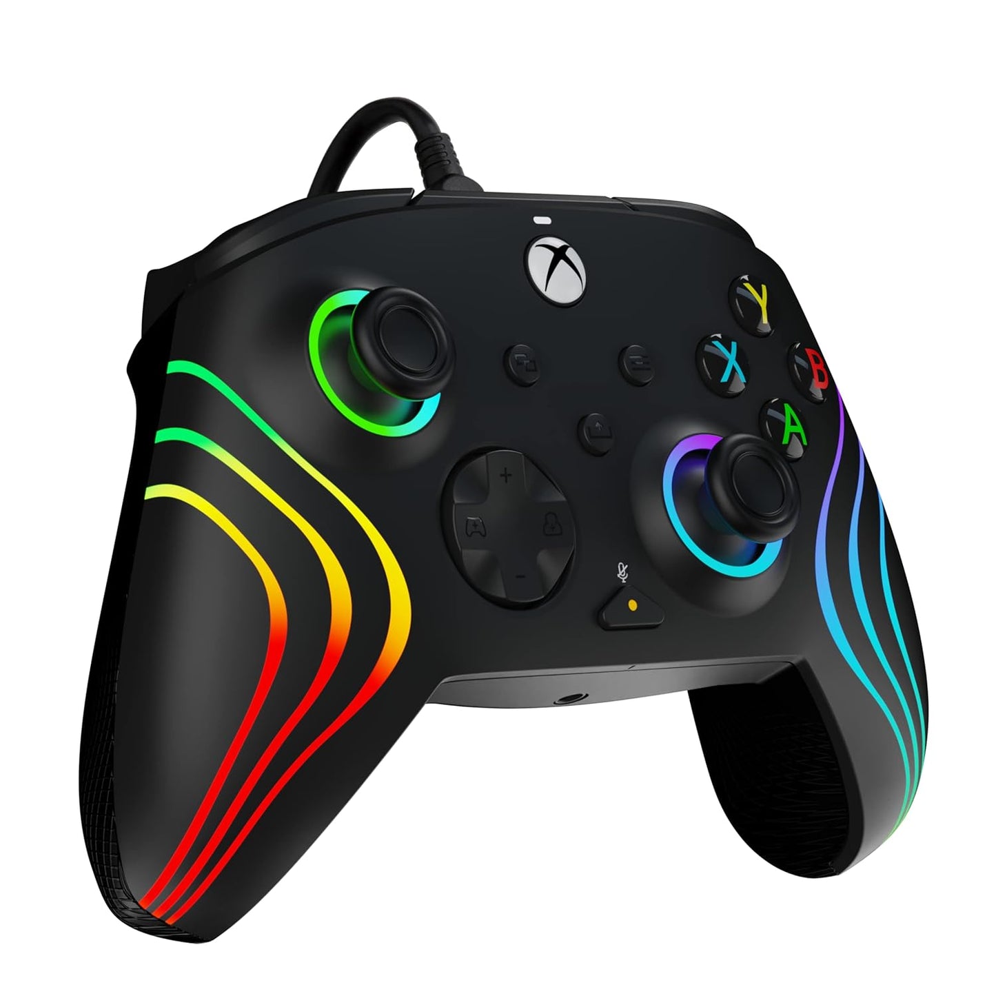 PDP Afterglow Wave Wired Xbox Controller with Custom RGB Lighting