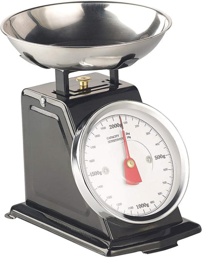 Vintage Retro Analog Kitchen Scale 2kg Capacity with Tare