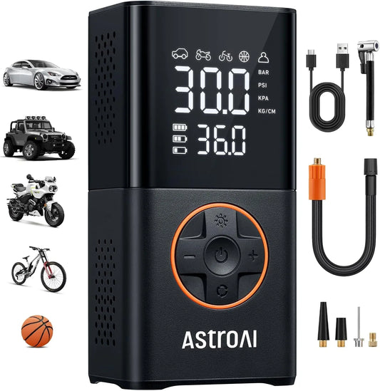 AstroAI L7 Portable Cordless Tire Inflator with Digital Display - Gomix Brands Outlet