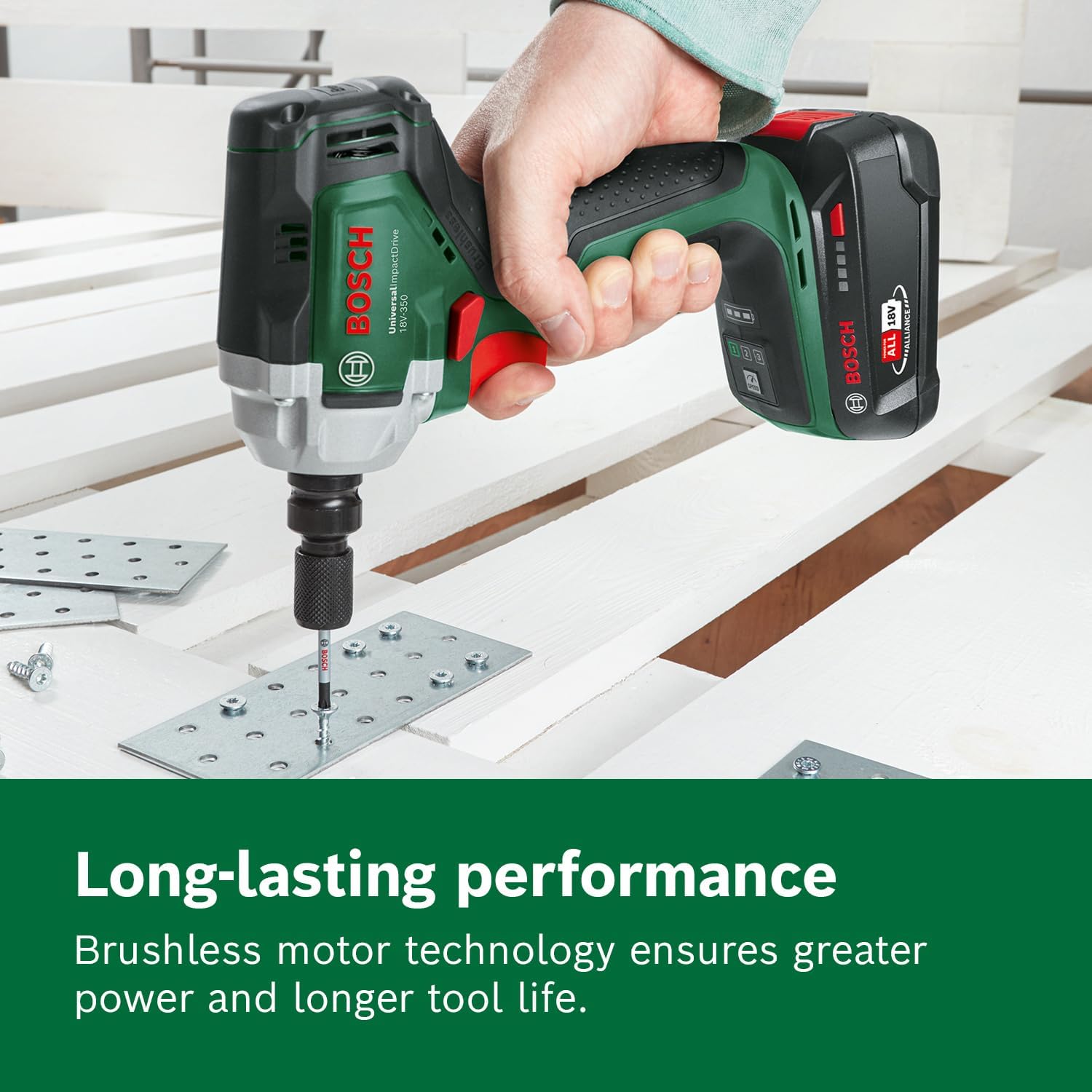 Bosch 18V Cordless Impact Wrench with 350Nm Torque