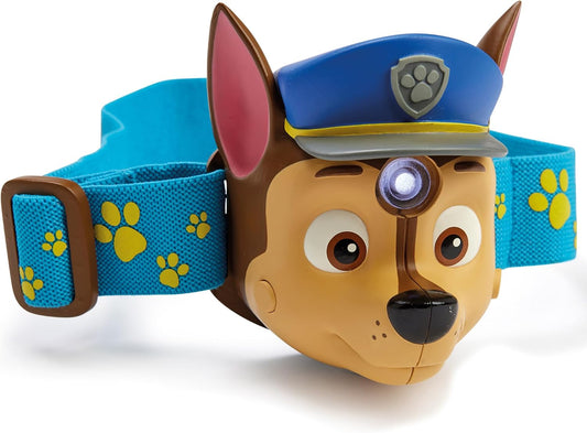 Paw Patrol Chase Kids Headlamp with Light and Siren