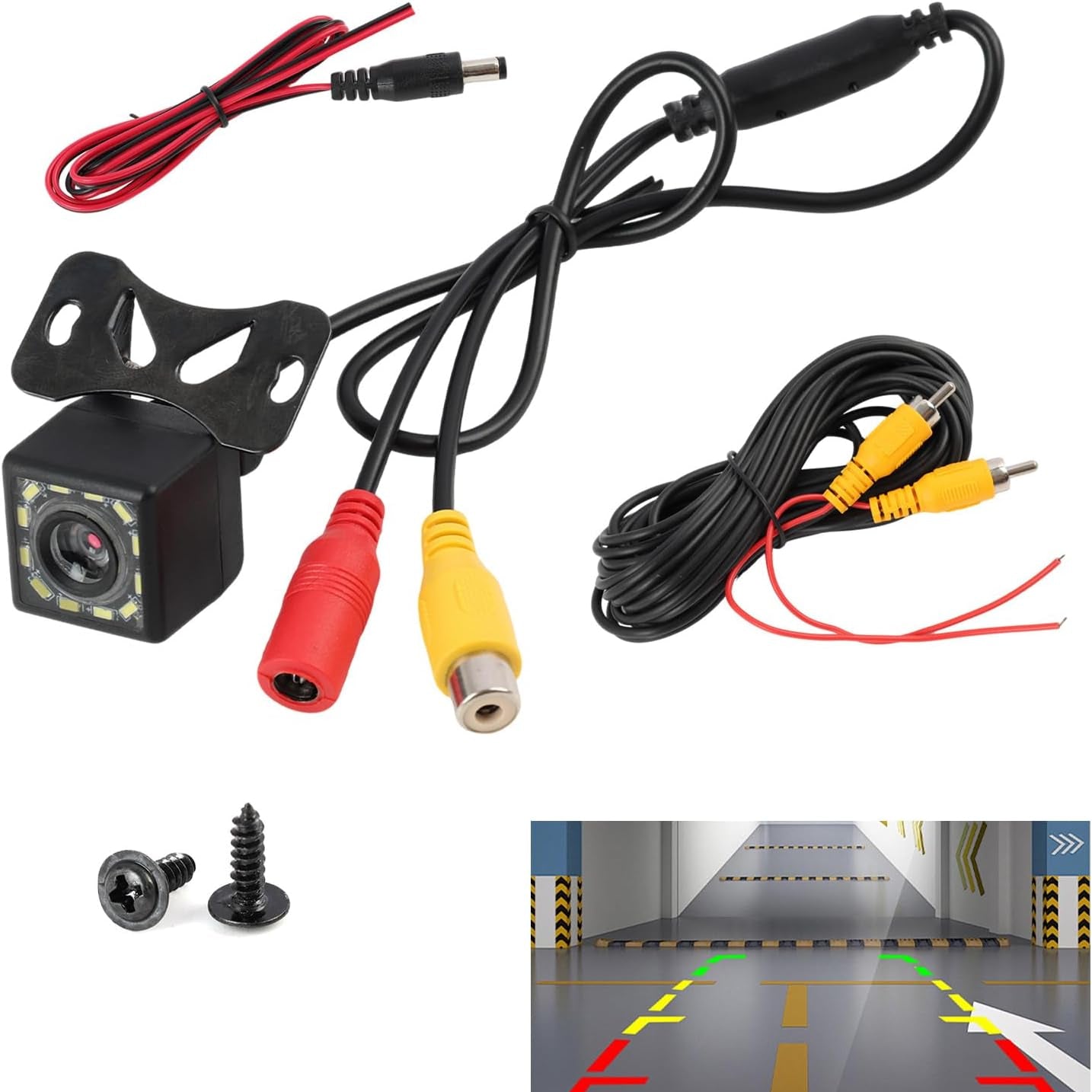 Tuwonwa SHEXIANGTOU-07 Car Backup Camera 12-LED