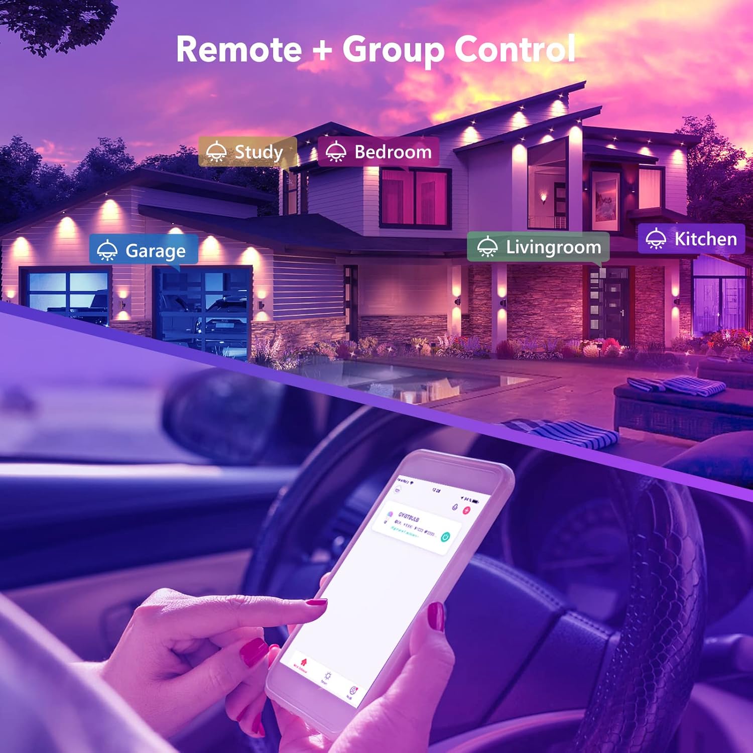 GY Alexa Smart GX53 Wi‑Fi LED Lamp 16M Colors