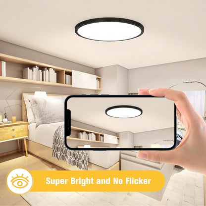 OUILA LED Round Ceiling Light 18W 1600lm IP44 22 cm