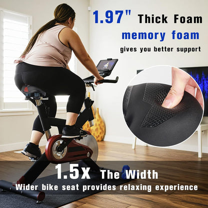 HASAGEI Gel Mountain Bike Saddle – Wide Waterproof Comfort Seat