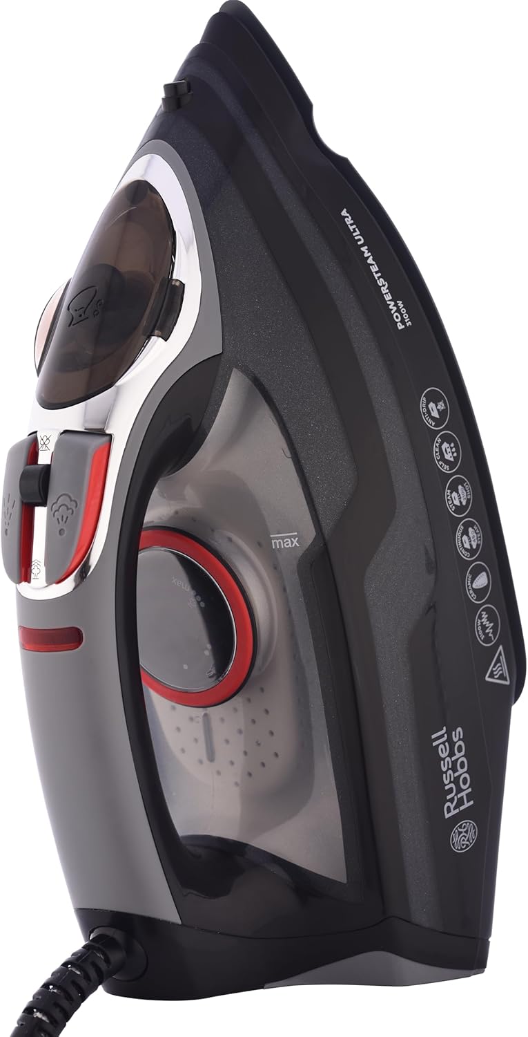 Russell Hobbs PowerSteam Ultra 3100W Steam Iron with Ceramic Soleplate