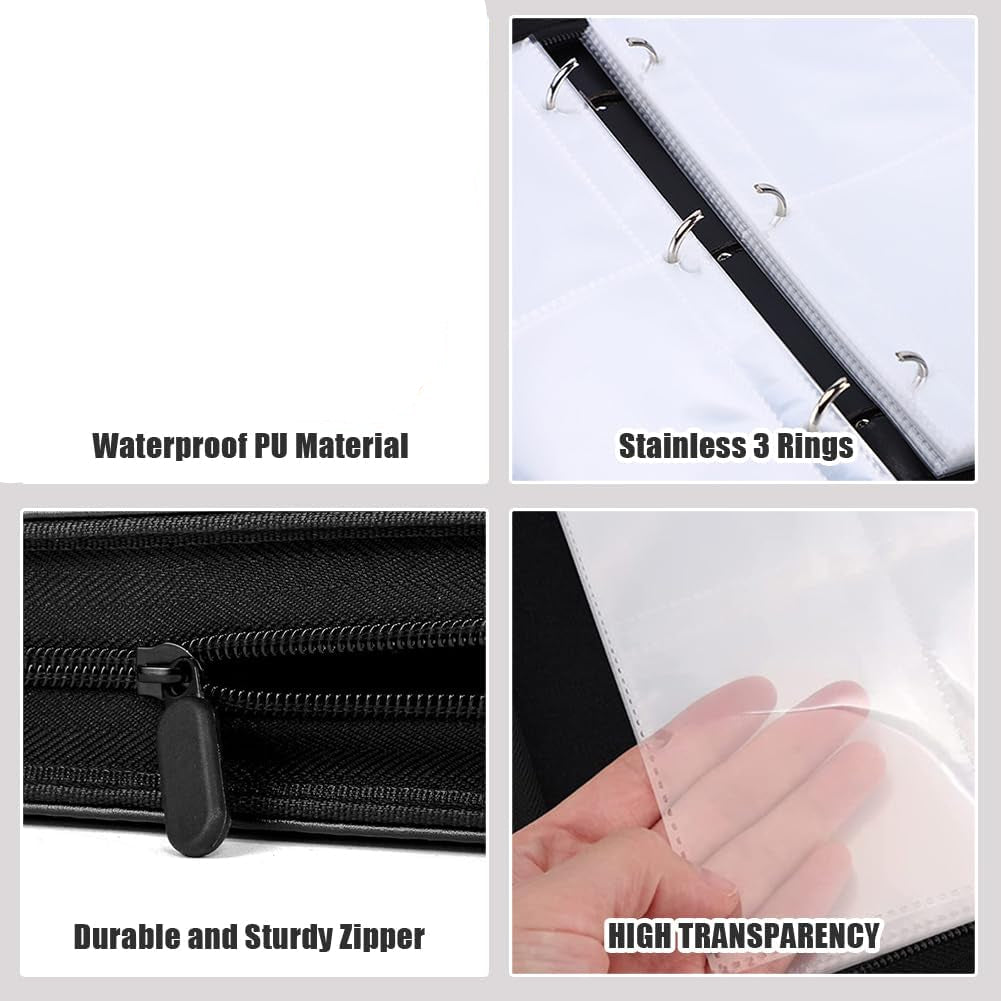 Nika Luffy PU Leather 400‑Pocket Trading Card Album with Zipper