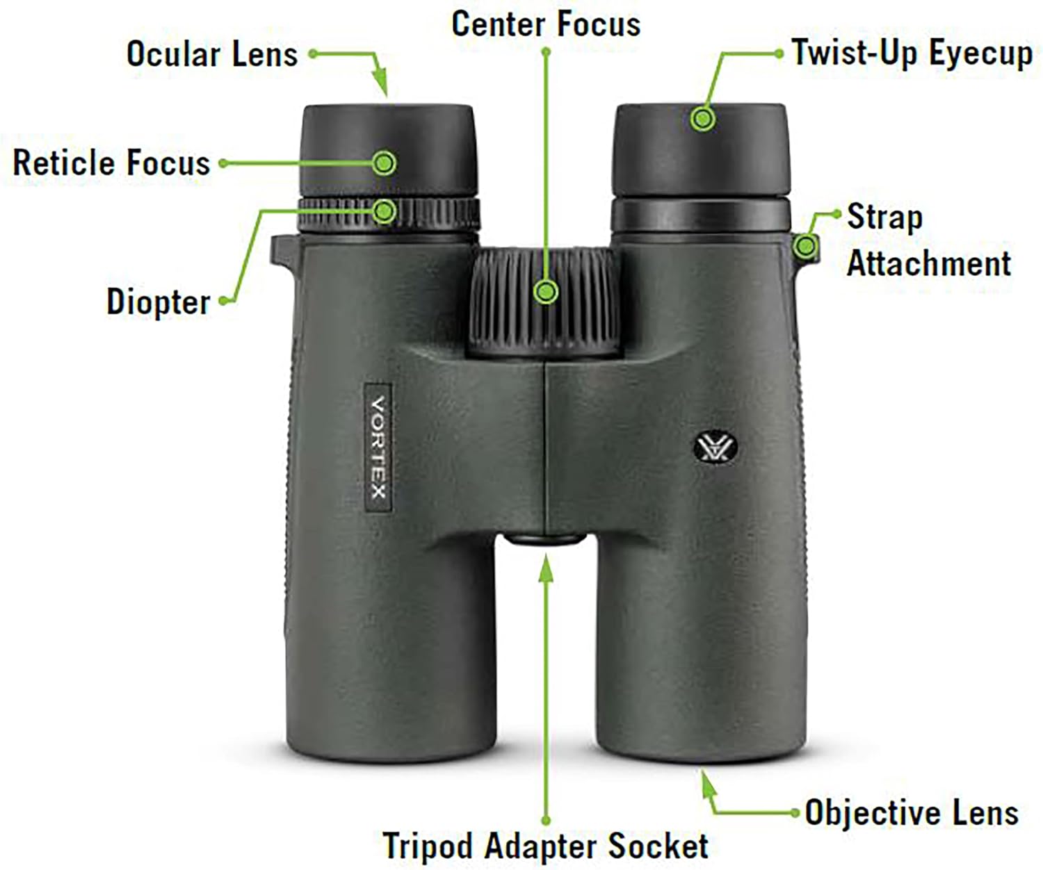 Vortex Triumph HD 10x42 Waterproof Hunting Binoculars with Rugged Grip