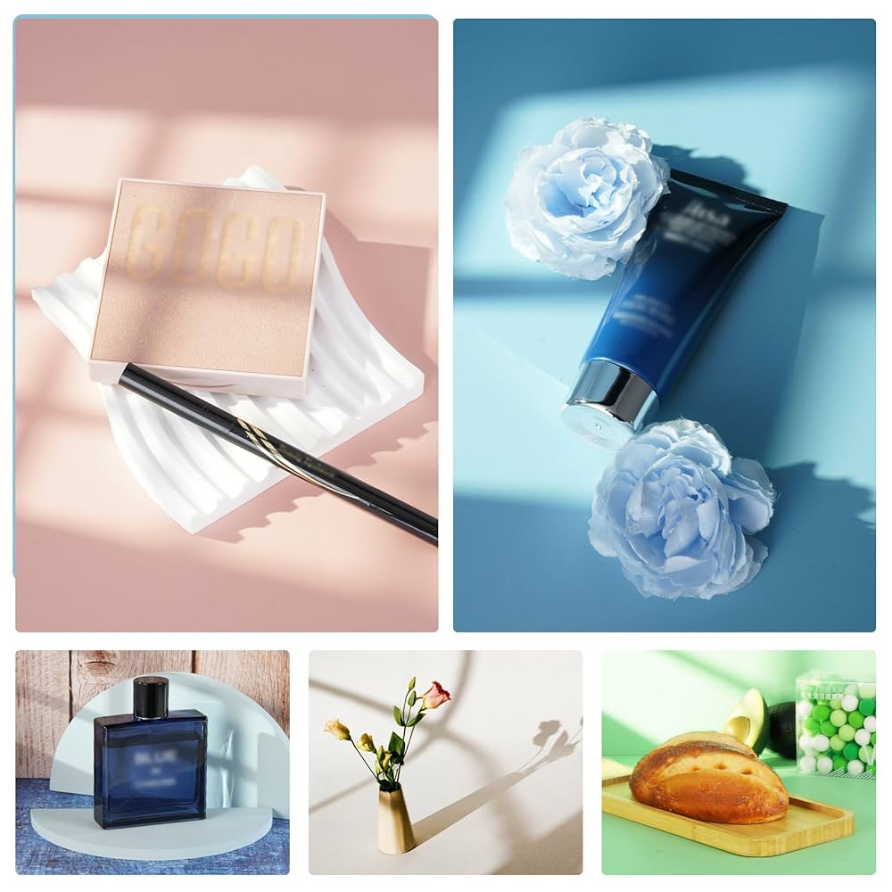 Meking 12-Piece 22-Pattern Small Product Photography Backdrop Kit with Bag