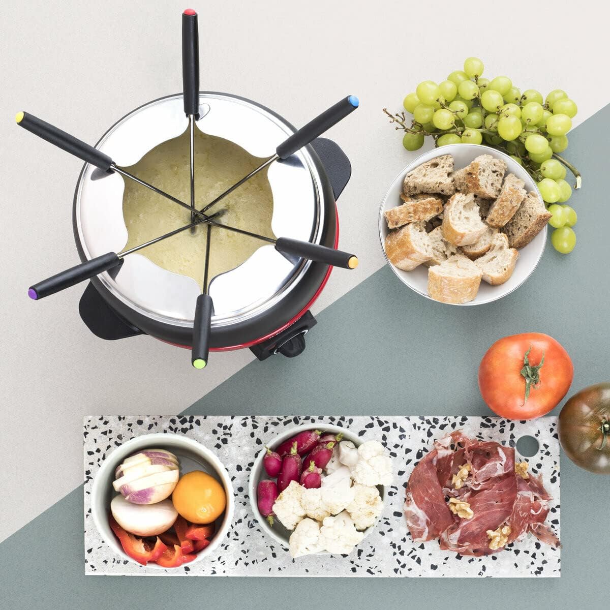 H.Koenig ALP1800 Electric Fondue Set 800W