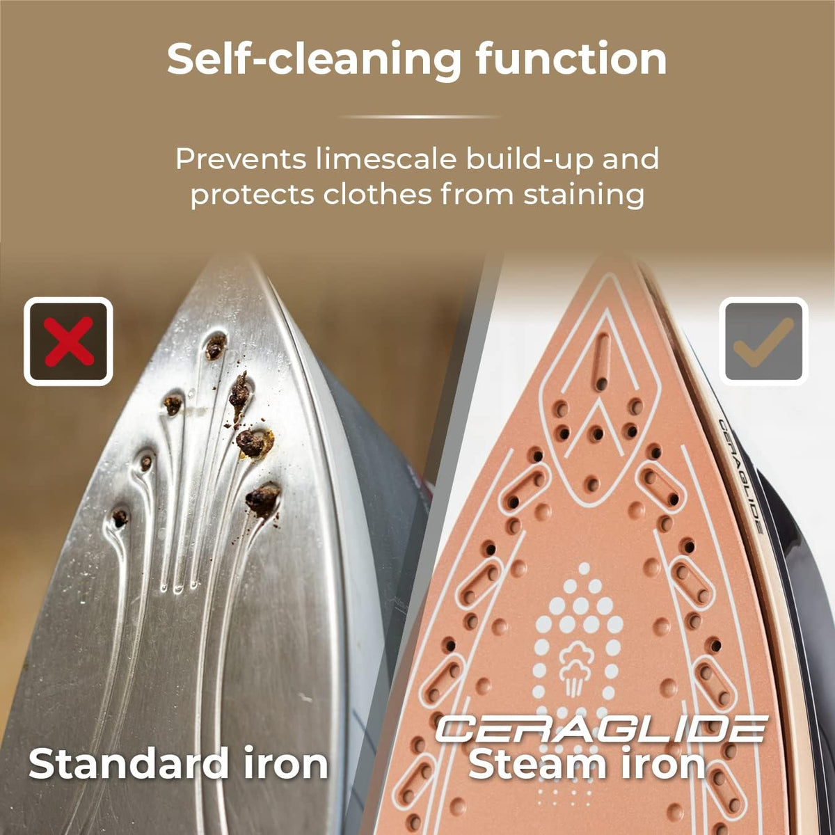 Tower CeraGlide T22023GLD Steam Generator Iron 2700W