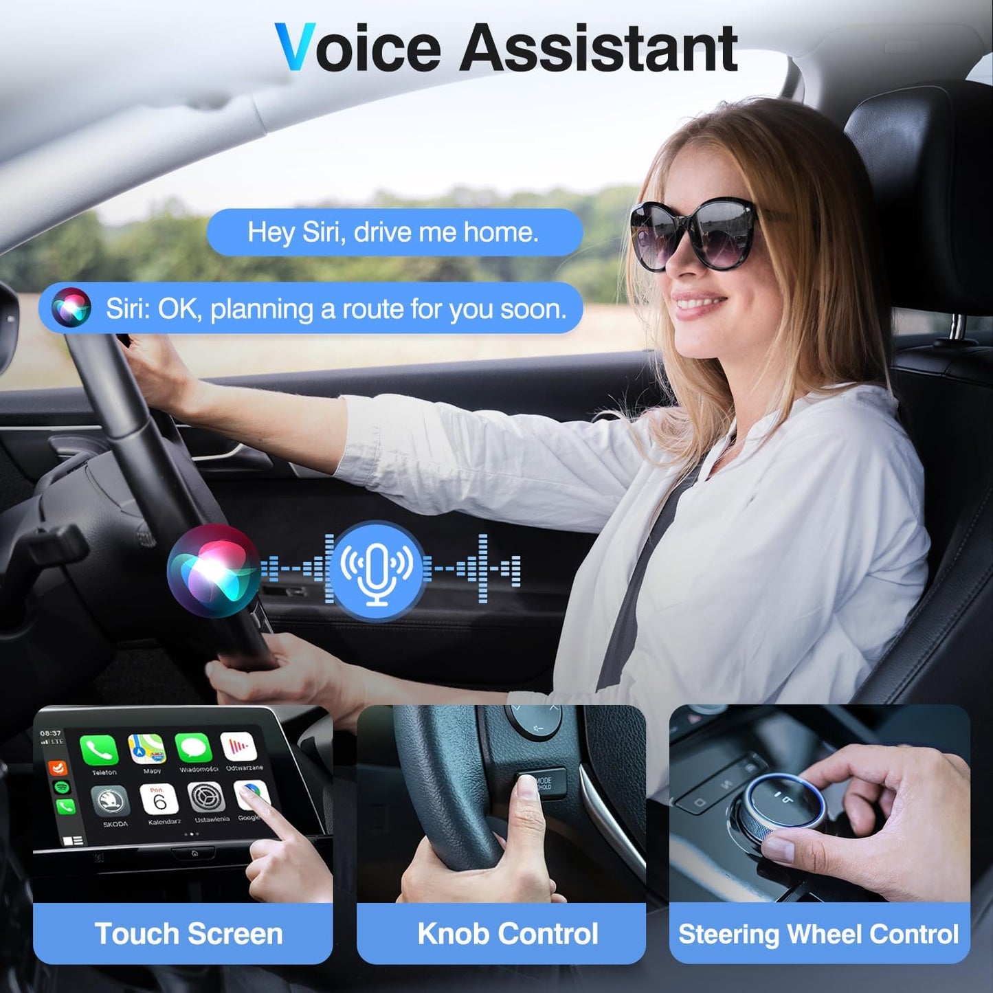 2025 Upgraded Wireless CarPlay Adapter for iPhone - Seamless Plug & Play Conversion