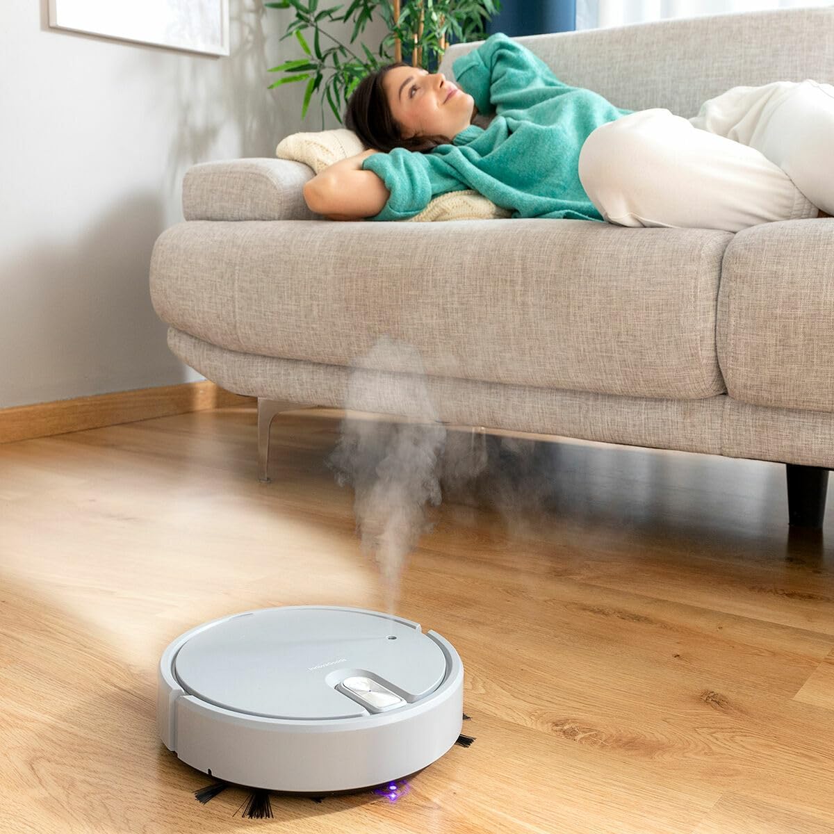 InnovaGoods Varob 5-in-1 Rechargeable Robot Vacuum Cleaner