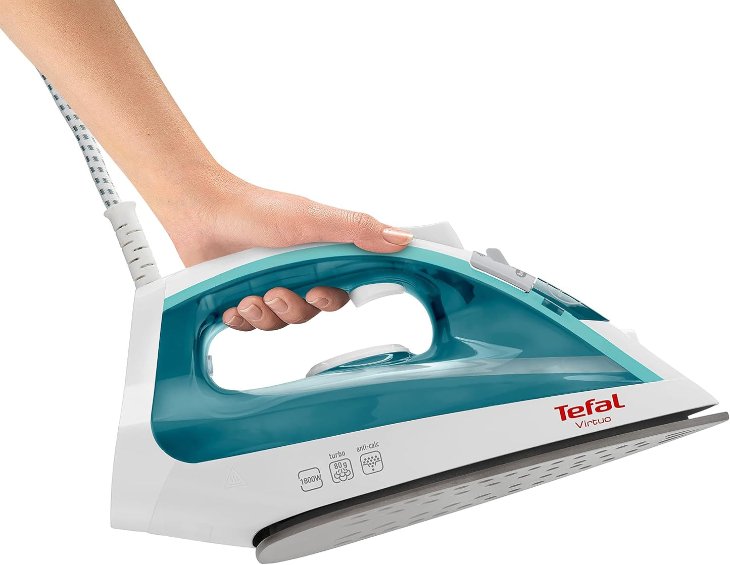 Tefal Virtuo FV1710 Steam Iron 1800W Green White