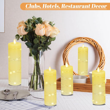 JOYBOY JY-DZLU Flameless LED Candles Remote Control 5-Piece Set