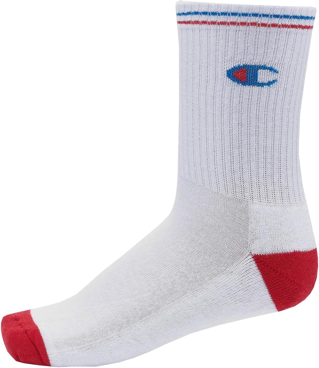 Champion Kids Crew Socks – Soft Cotton Pack of 3, Multi-Color