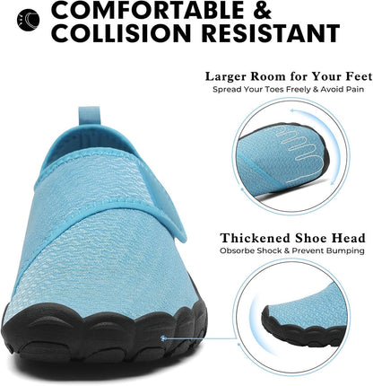 Mishansha Unisex Swimming Shoes Comfortable Breathable Water‑Resistant Quick‑Dry Flip‑Flops