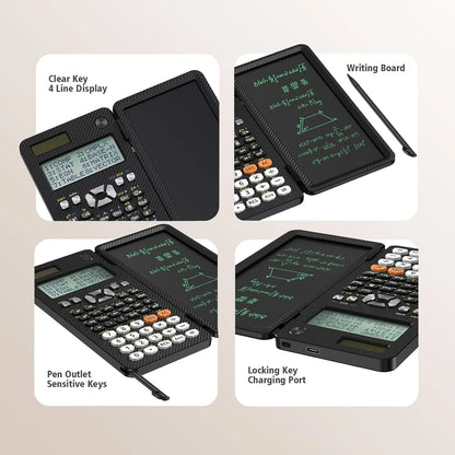 NEWYES Rechargeable Scientific Calculator 991ES MAX with Writing Pad - Gomix Brands Outlet