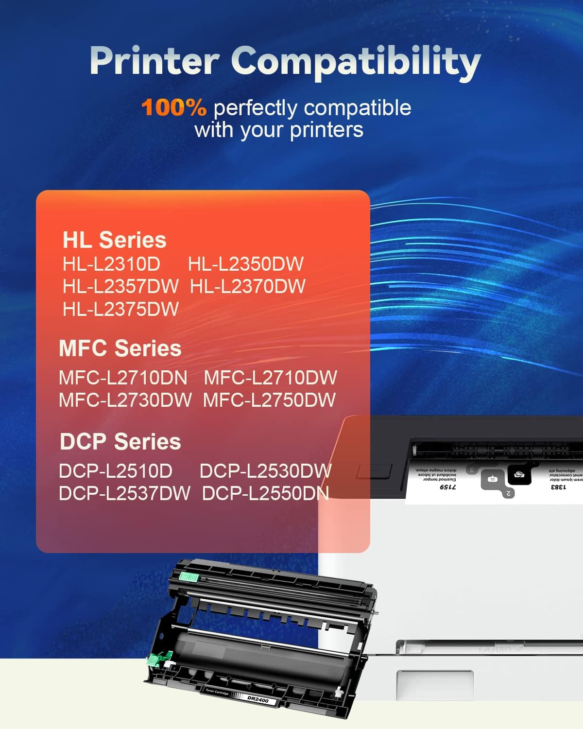 Skydo DR-2400 Compatible Drum Unit for Brother Printers