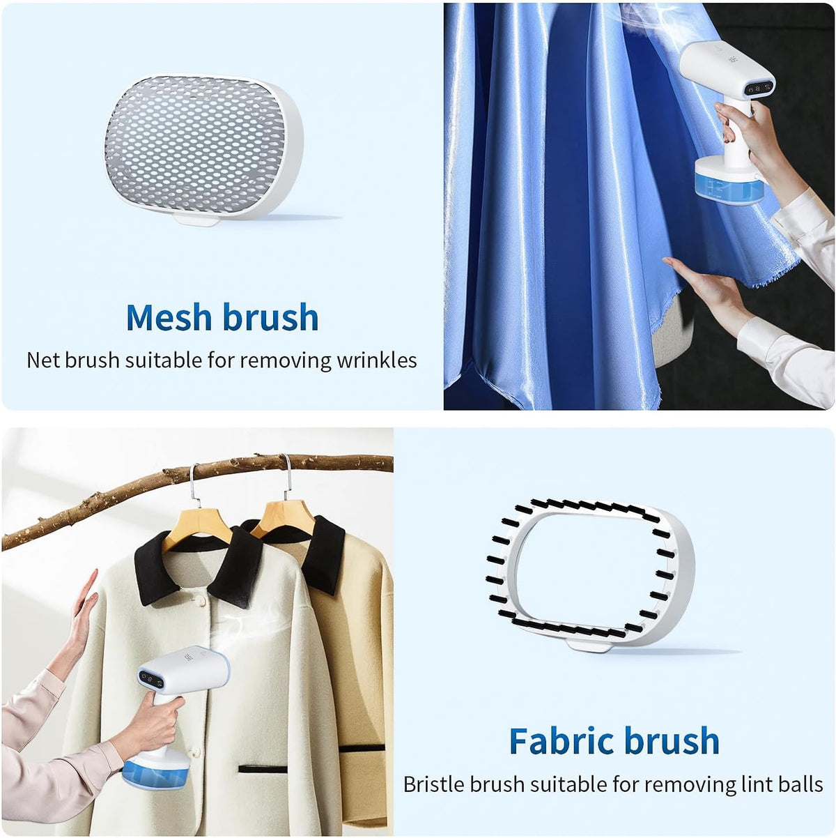 YASHE E10PRO Handheld Clothes Steamer Blue 1600W