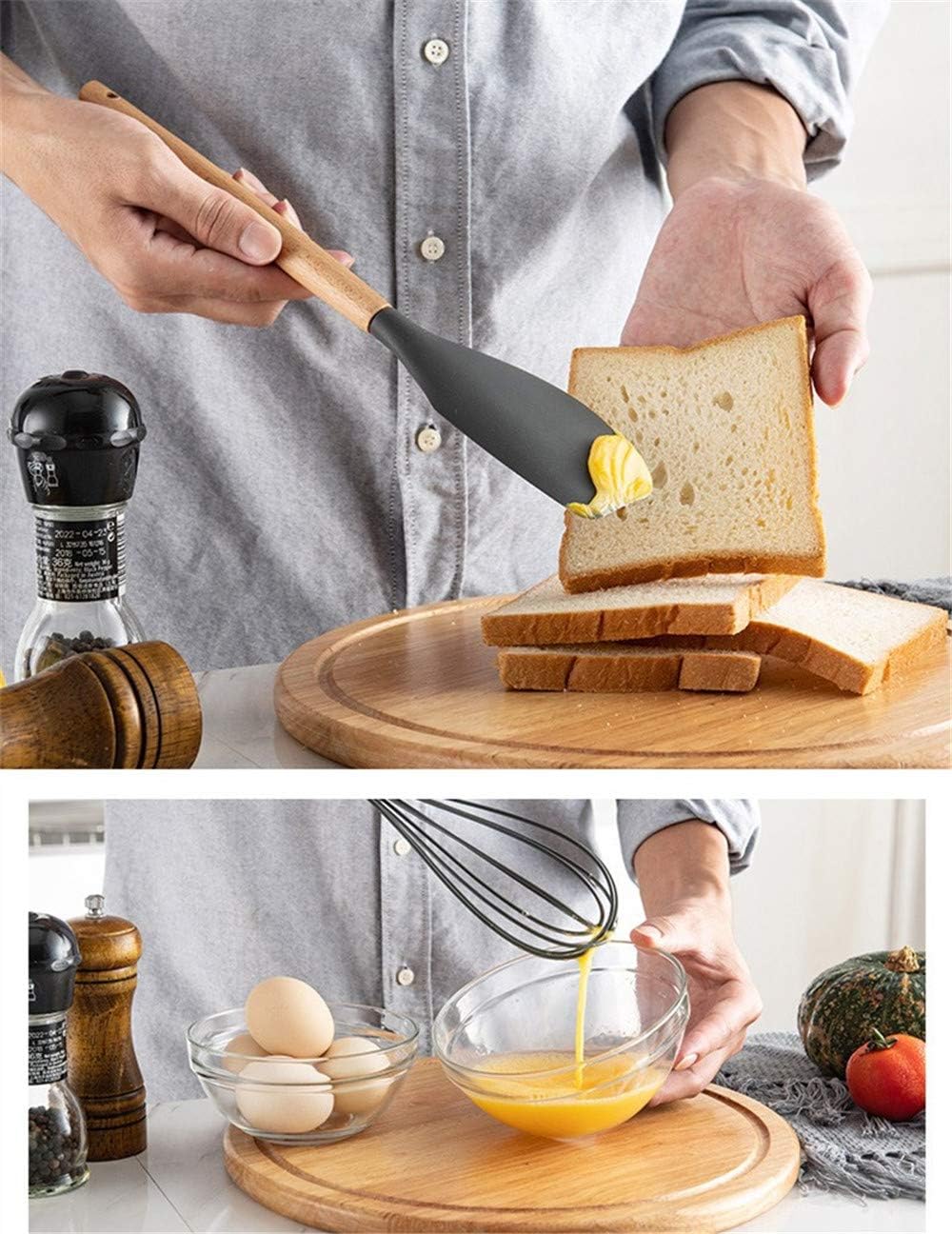 Ulalaza Silicone Kitchen Utensil Set