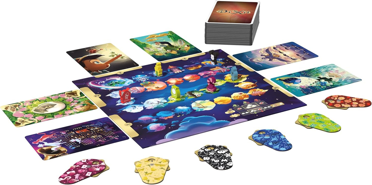 Disney Dixit Board Game – 84 Magical Cards for Family Fun