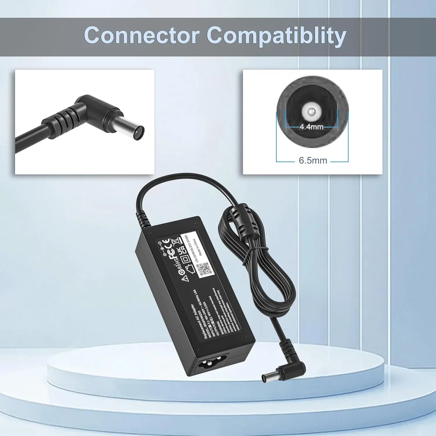 19V LG Monitor Power Adapter 48W Output for Multiple Models - Gomix Brands Outlet