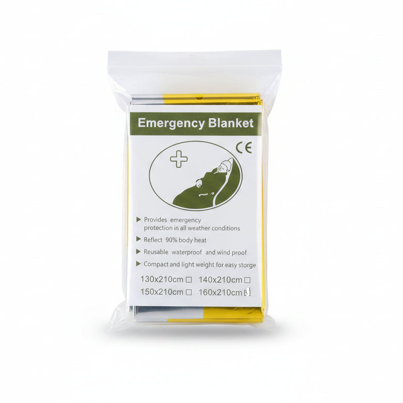 Yehenarn jjt-01 Emergency Mylar Thermal Survival Blankets 5-Pack