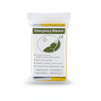 Yehenarn jjt-01 Emergency Mylar Thermal Survival Blankets 5-Pack