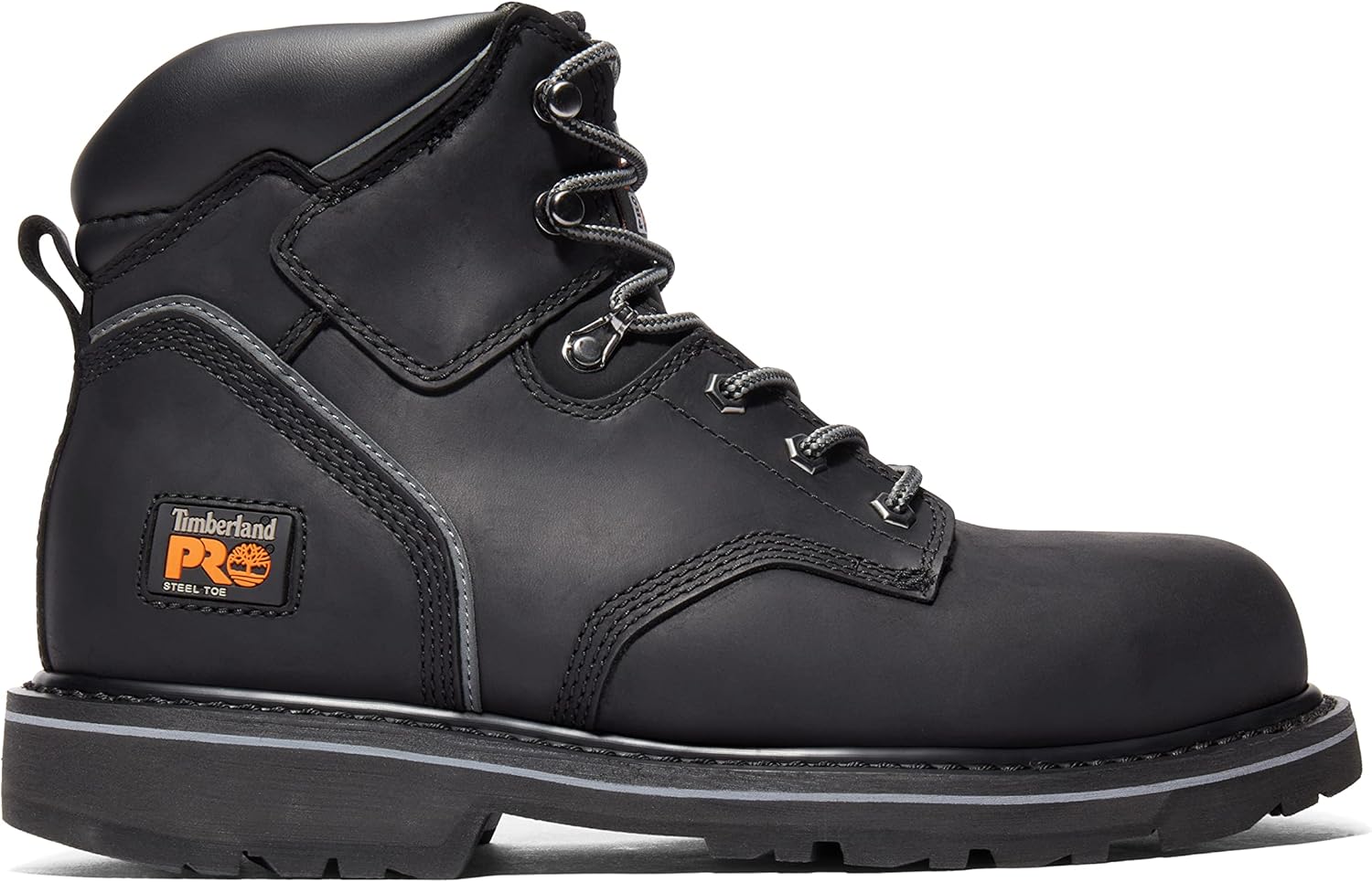 Timberland PRO Pit Boss 6-inch EH Steel Toe Durable Work Boots Black