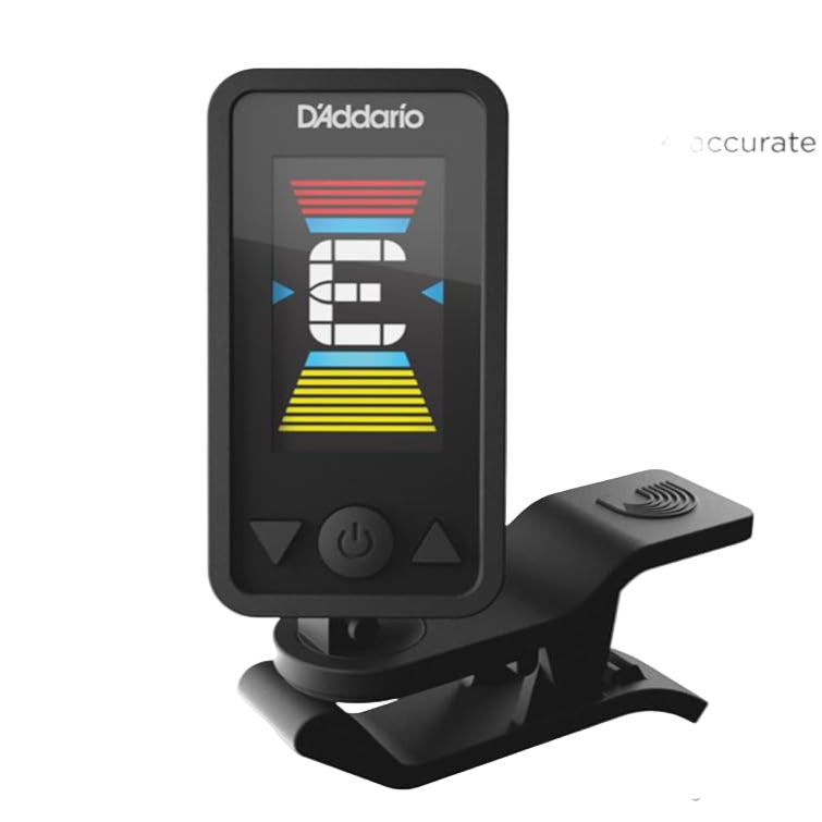 D'Addario Rechargeable Eclipse Headstock Tuner for Cello and Bass