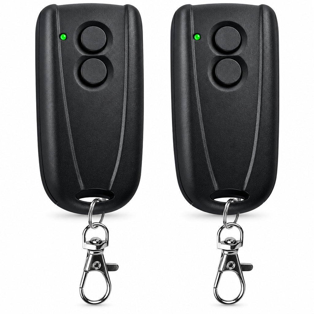 Mitening BY-whf-yaokongqihei 433.92MHz Garage Door Remote Control 2-Piece Set