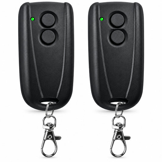 Mitening BY-whf-yaokongqihei 433.92MHz Garage Door Remote Control 2-Piece Set