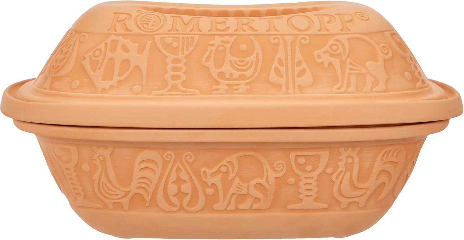 Römertopf Classic Terracotta Clay Pot – 4‑Serving Oven‑Safe Casserole