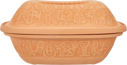 Römertopf Classic Terracotta Clay Pot – 4‑Serving Oven‑Safe Casserole