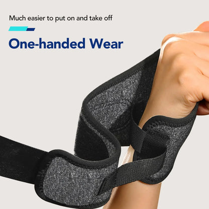Premium Wrist Brace Pair: Soft Thumb Opening for Carpal Tunnel & Sprains - Gomix Brands Outlet