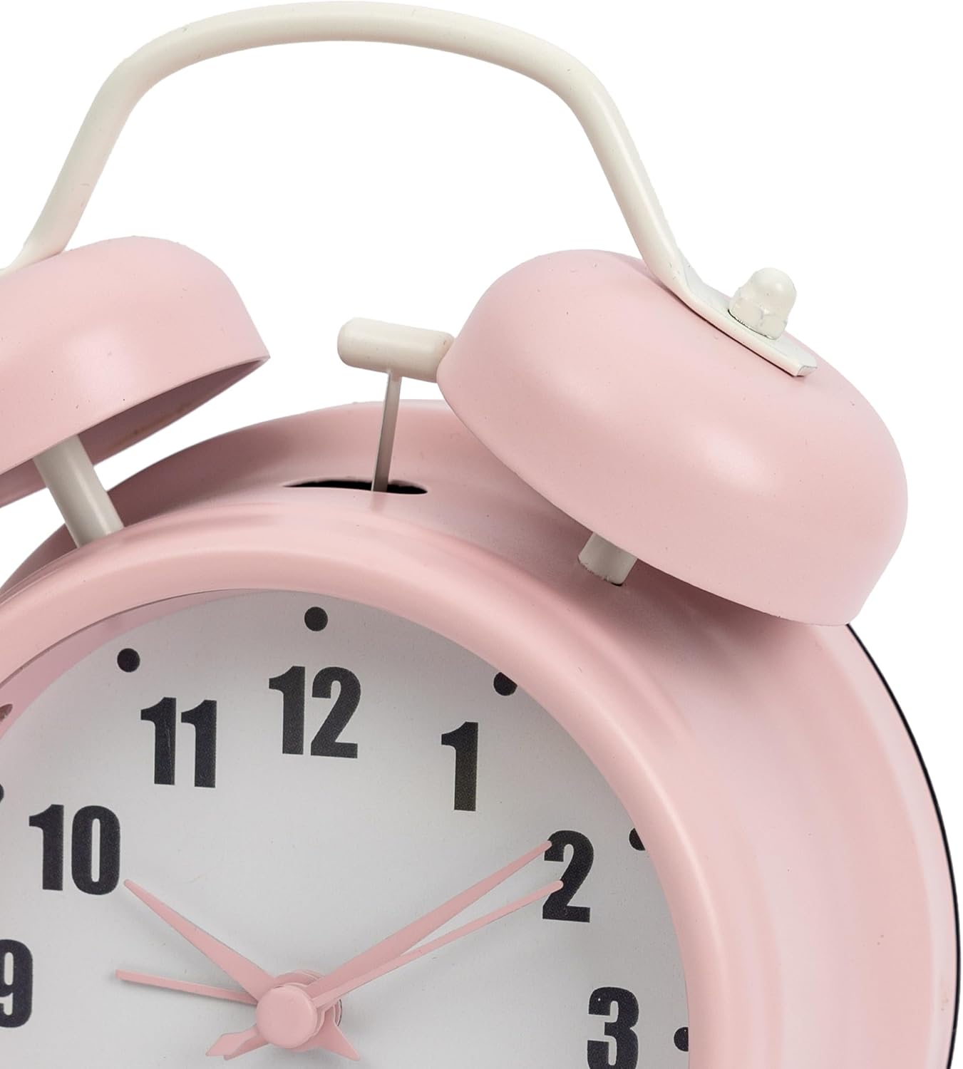 GIFTMARKET GM1973 Silent Twin Bell Analog Alarm Clock