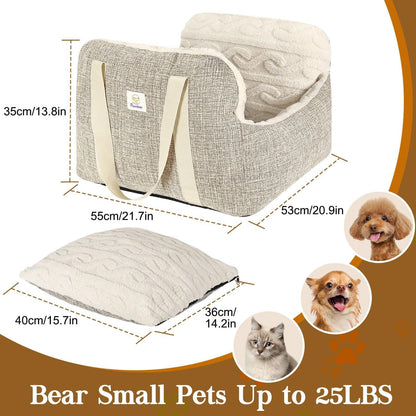 Pawaboo HDFVXC Dog Booster Car Seat