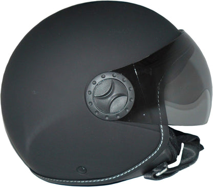protectWEAR Jet Helmet H710 Matte Black Open‑Face Motorcycle Helmet XL