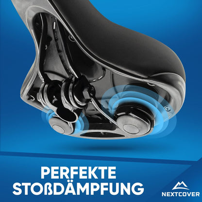 Nextcover Airflow Memory Foam Bicycle Saddle for Men and Women