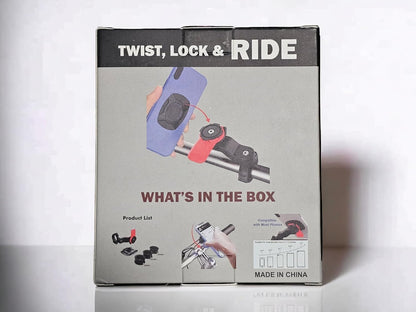 Pro QuickLock 360° Rotating Clip Smartphone Handlebar Mount
