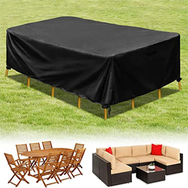 Black Waterproof Outdoor Garden Furniture Cover 200x200x85 cm