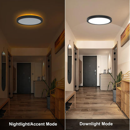 13-Inch Dimmable LED Flush Mount Ceiling Light – Selectable CCT