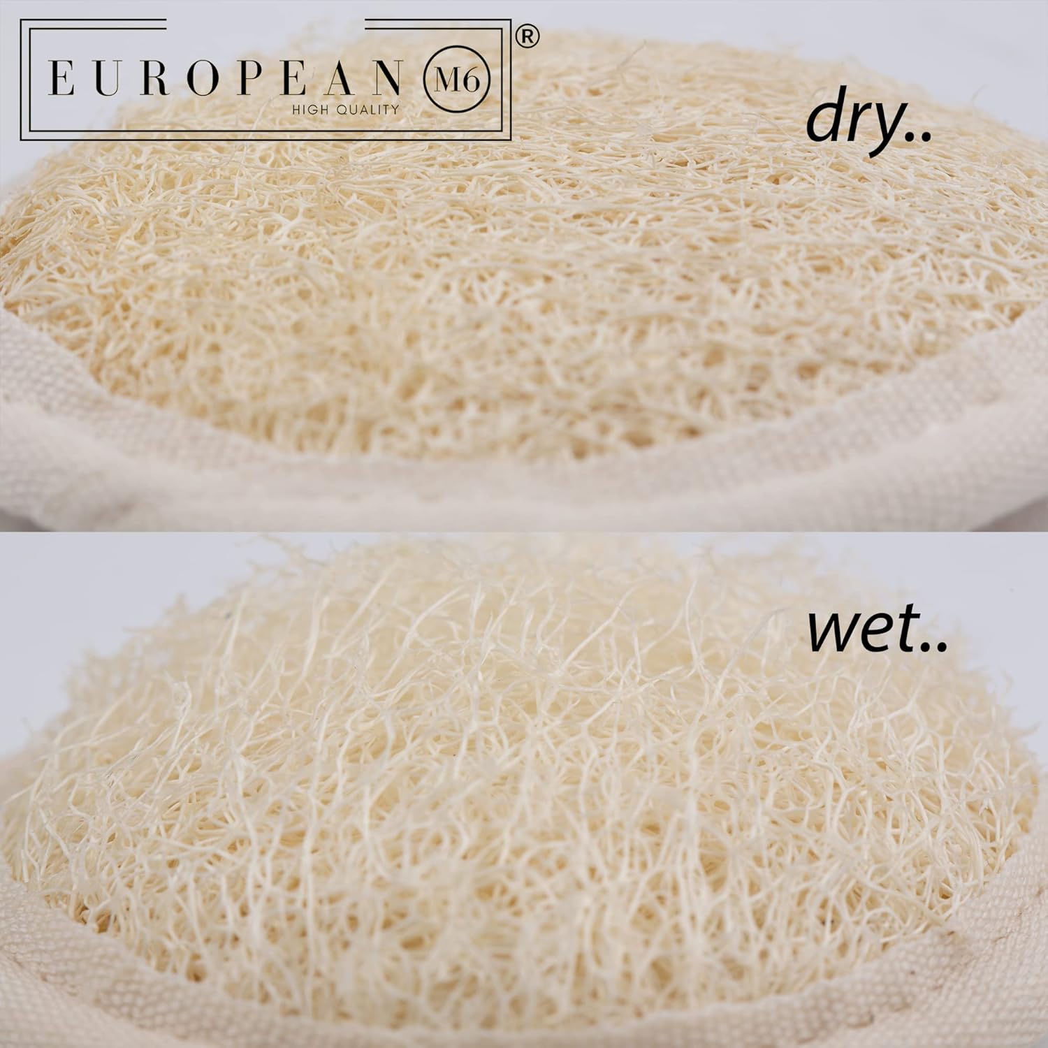 Premium 4‑Piece Natural Facial Loofah Exfoliating Pads for Skin