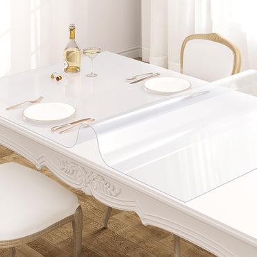 WOLTU Transparent 1mm PVC Table Film Waterproof 80x120