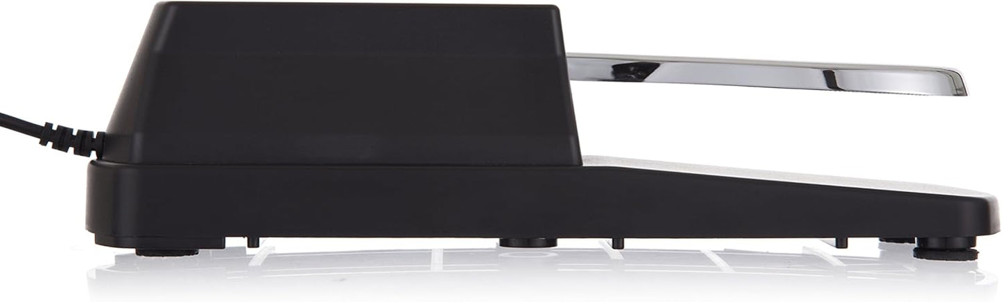 RockJam RJSP01 Professional Sustain Pedal for Digital Pianos and Electronic Keyboards with Polarity Switch